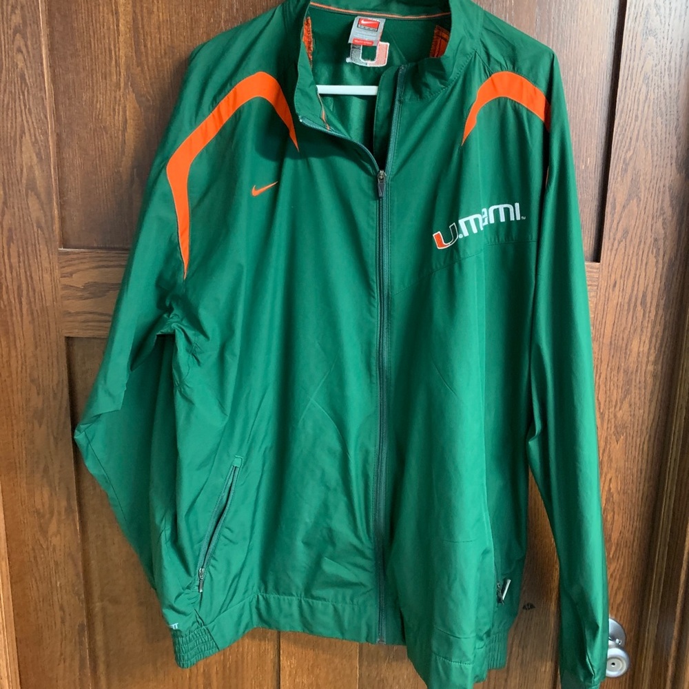 University of Miami Nike Windbreaker XXL